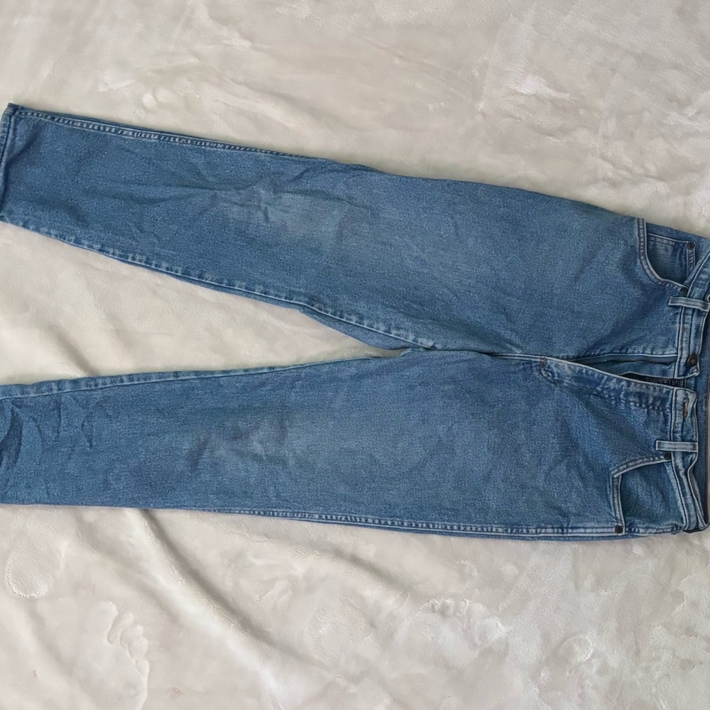 Lands' End women’s Skinny Jeans in Soft Blue